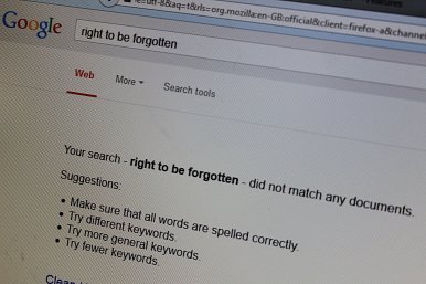 Is there a right to be forgotten? As a search engine when do I have to remove listings?